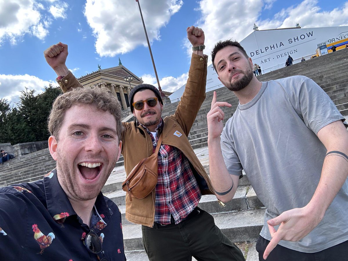 Our <a href="/typescript/">TypeScript</a> documentary crew took a trip to New York City to interview the creator of <a href="/nodejs/">Node.js</a> and <a href="/deno_land/">Deno</a> Ryan Dahl! 🗽🇺🇸

And we had a blast in Philidelphia with #typescript community advocate <a href="/JoshuaKGoldberg/">Josh Goldberg 🦋</a> 🚀