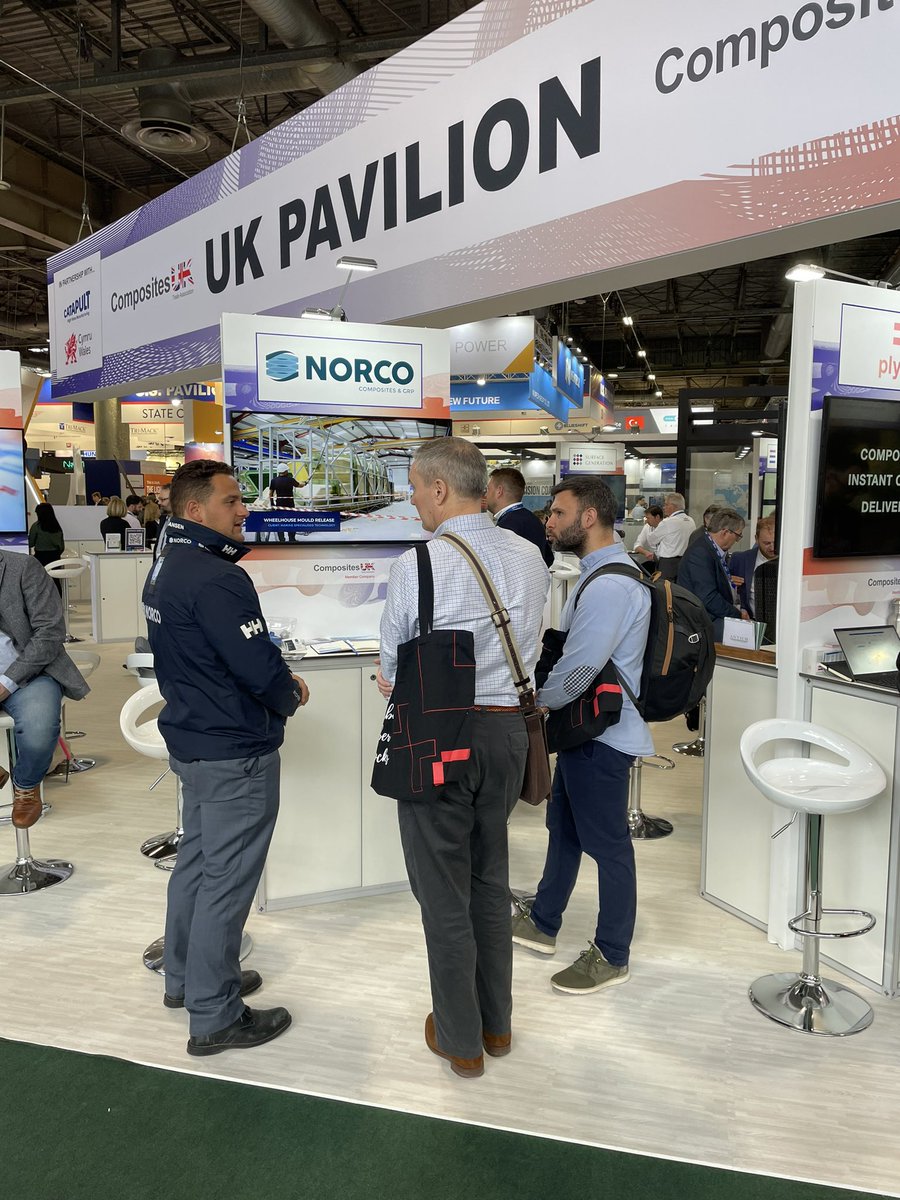 📍 #JECWorld2023: Visit the UK Pavilion at Hall 6, Stand S52, hosted by <a href="/compositesuk/">Composites UK</a>. Let's discuss your composites project and shape the industry's future together! 🔧💡

#Innovation #Collaboration #Norco #CompositeStructures <a href="/JECComposites/">JEC Group</a>