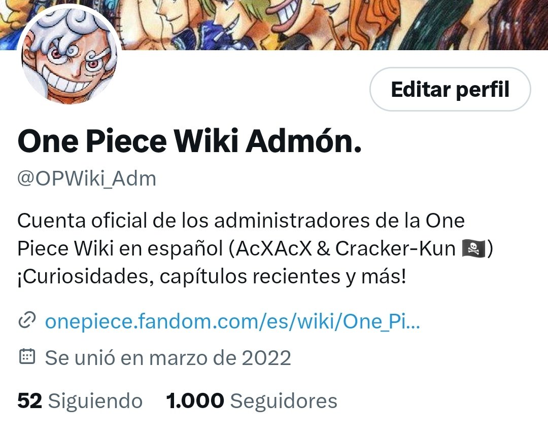 OPWiki_Adm's tweet photo. ¡¡1000 SEGUIDORES!!
¿¡Pero qué es esto, si hace poquito más de un mes llegamos a los 500!? 😱

¡¡Muchísimas gracias a todos!! 😍😍 https://t.co/8YfrPxrxbQ