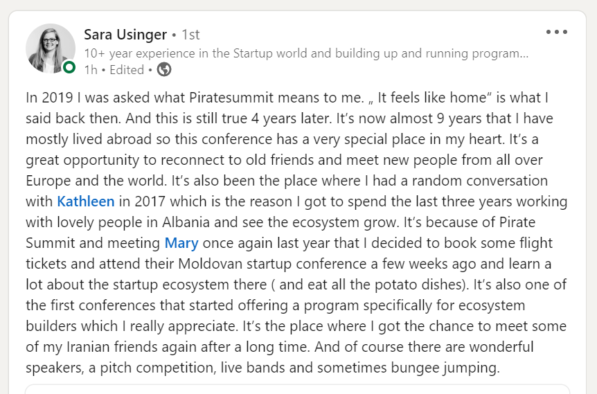 PIRATE Summit tweet media