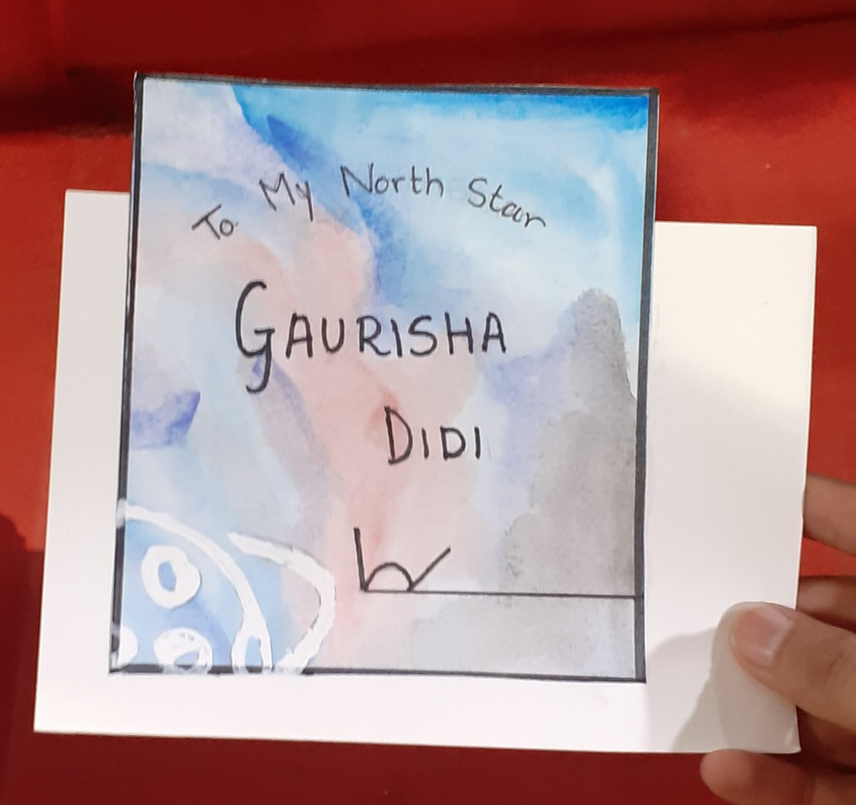 RGaurisha's tweet photo. Cutest gesture by my juniors 😭 
You guys made my 'almost last week'   memorable for life 💖 https://t.co/sA0l2RyOjv