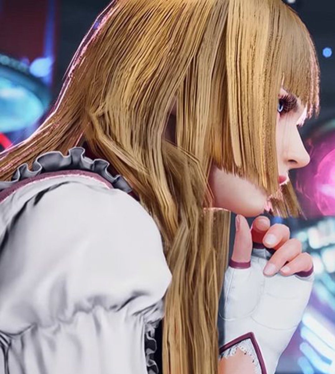 TangoGWfan's tweet photo. @nkt_dreamer Ikeda-san, Is the hair rendering in TEKKEN 8 going to be improved? It looks very opaque and rigid, especially in the Lili trailer.

I expect more from a 2023 Next gen only UE5 game😢

It is unfortunate since everything else looks CGI quality! https://t.co/1lGdk9czUu