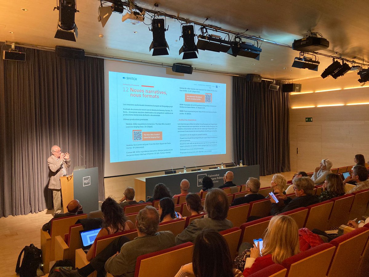 Clúster Audiovisual de Catalunya (@clusteravcat) on Twitter photo El <a href="/joanroses/">Joan Rosés</a> ens assenyala 5 punts per entendre la mirada de L’Audiovisual Augmentat.
🔹Visió de conjunt
🔹Identificació de tendències
🔹Perspectiva internacional
🔹Més que eines
🔹Mirada crítica El <a href="/joanroses/">Joan Rosés</a> ens assenyala 5 punts per entendre la mirada de L’Audiovisual Augmentat.
🔹Visió de conjunt
🔹Identificació de tendències
🔹Perspectiva internacional
🔹Més que eines
🔹Mirada crítica