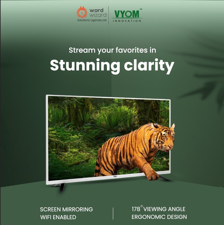 WardwizardU's tweet photo. Upgrade your home entertainment with the feature-packed new Vyom smart Led TV

To know more visit: https://t.co/F9jBvokxwz
.
#VyomInnovation #smarttv #technology #wifi #screenmirroring #usb #hdmi #1080p #dolby #fullhd #gamingmode https://t.co/aOFjQKUlhI