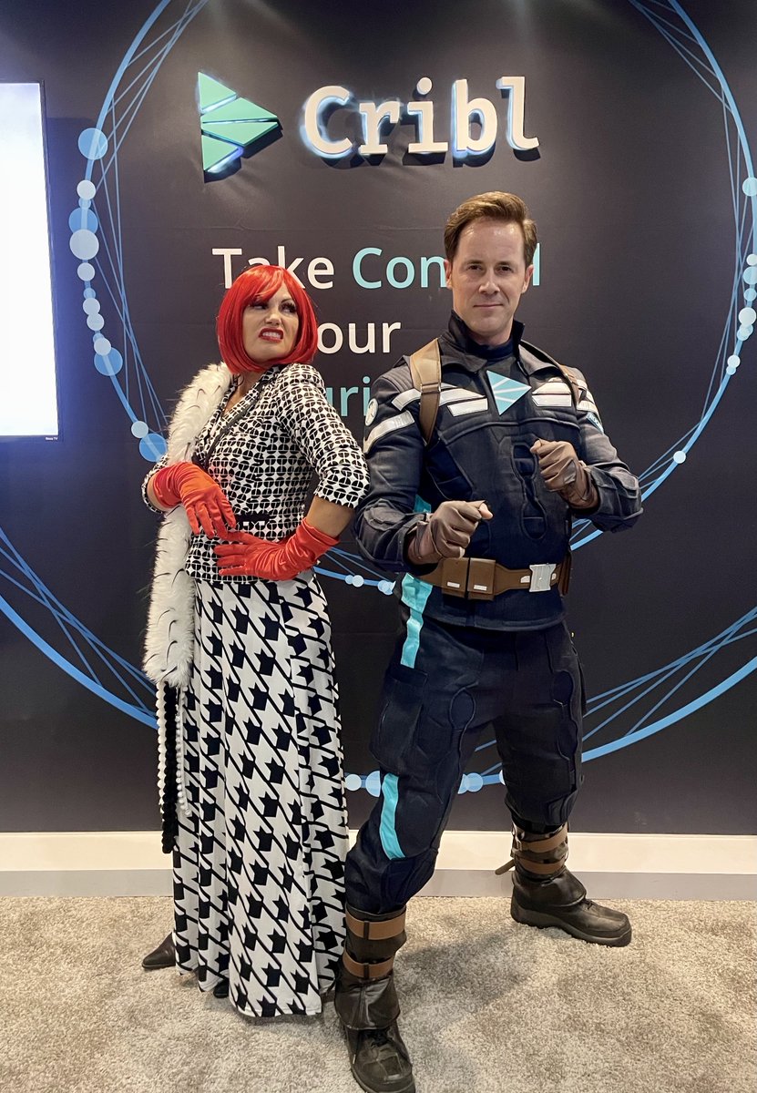 cribl_io's tweet photo. Don't miss the epic clash between open observability and vendor lock-in at #RASC booth 0326! Watch as Captain Cribl and Mz Information battle it out to shape the future of observability data. Join us to see who will emerge victorious at @RSAConference https://t.co/87BikNYjeQ
