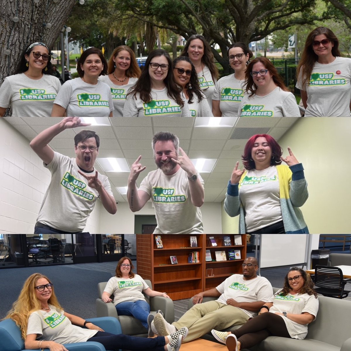 USF Libraries (@usflibraries) on Twitter photo Pretty much everything (chocolate chips, wiener dogs, hugs) has a "day”. But today's "day" is spectacularly special because…it's #NationalLibraryWorkersDay! 📚
👏We celebrate and thank each and every one of you for all you do to make our <a href="/USouthFlorida/">University of South Florida</a> #Libraries so special! Pretty much everything (chocolate chips, wiener dogs, hugs) has a "day”. But today's "day" is spectacularly special because…it's #NationalLibraryWorkersDay! 📚
👏We celebrate and thank each and every one of you for all you do to make our <a href="/USouthFlorida/">University of South Florida</a> #Libraries so special!