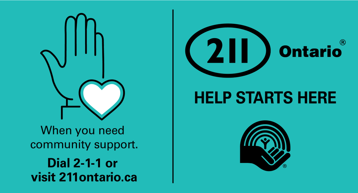 Last year, more than 300,000 people contacted @211Ontario for help accessing local programs & services.

@UnitedWayHH are proud to be partners with such a vital service to the community.

Get started today - call 2-1-1 or visit 211ontario.ca

#LocalLove #HelpStartsHere