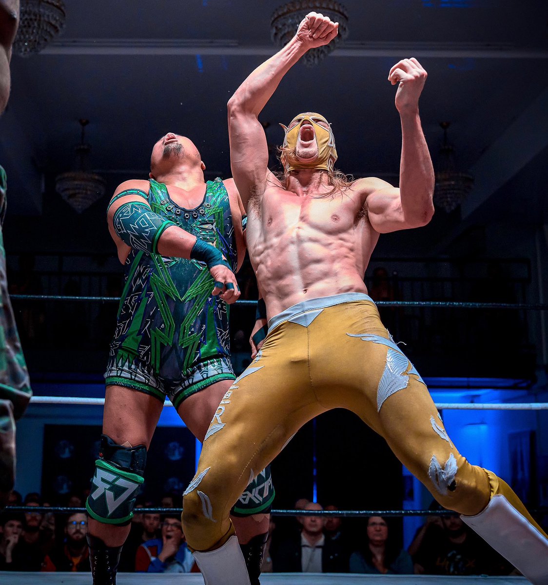 European Uppercut. 
Vs. @tachimukau_irie 
@APCcatch x @wXwGermany 

📸 : @_alexrebstock 

#Uppercut #Fight #TitleMatch #Strikes #wXw #APC #ThreeWay #ChampionShipMatch #WorldTitle #Respect #Honor #ProWrestling #LuchaLibre #Luchador #HighFly #HighFlyer #450Splash  #MaskedWrestler