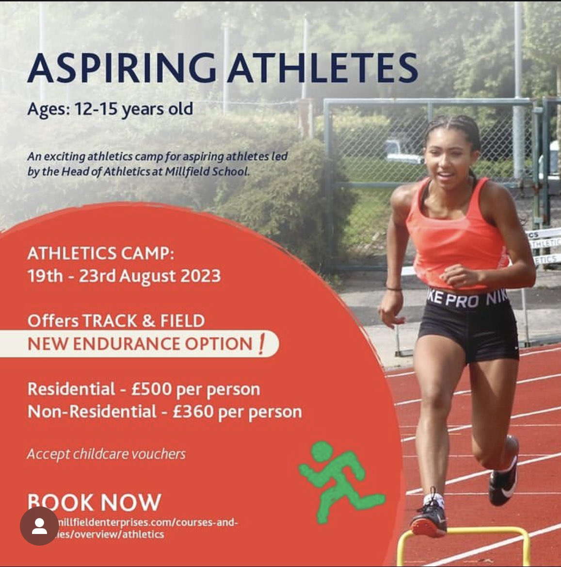 Millfield Athletics tweet media