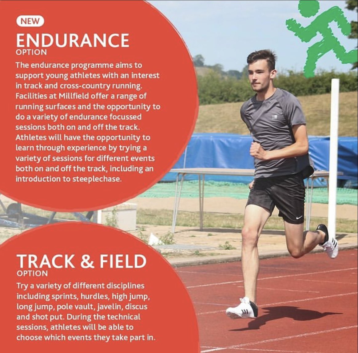NEW FOR 2023!
Our Aspiring Athletes residential camp returns with brand new ENDURANCE option. Interested in a Millfield as an option for 6th Form? Why not come and see what all the fuss is about! 🔴🟢🔵