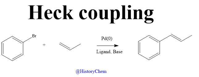 HistoryChem's tweet photo. The use of Pd(0)/(II) catalysts can be traced back to 1971 when T. Mizoroki 🇯🇵 used PdCl2 for coupling iodobenzene and styrene. In 1972 Richard Heck 🇺🇲 found that 0.01 equiv. of Pd(OAc) under solvent-free conditions worked for the coupling of halides and olefinic compounds. https://t.co/02gWbIfMHp