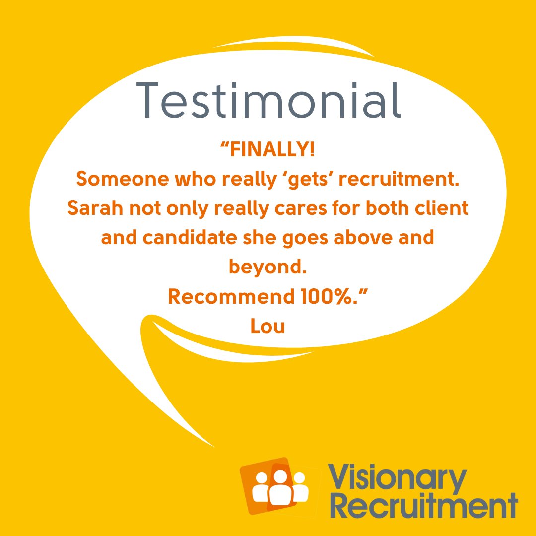 #testimonialtuesday lovely feedback from a happy client this week  #feedbaclk #thankyou #recruiter