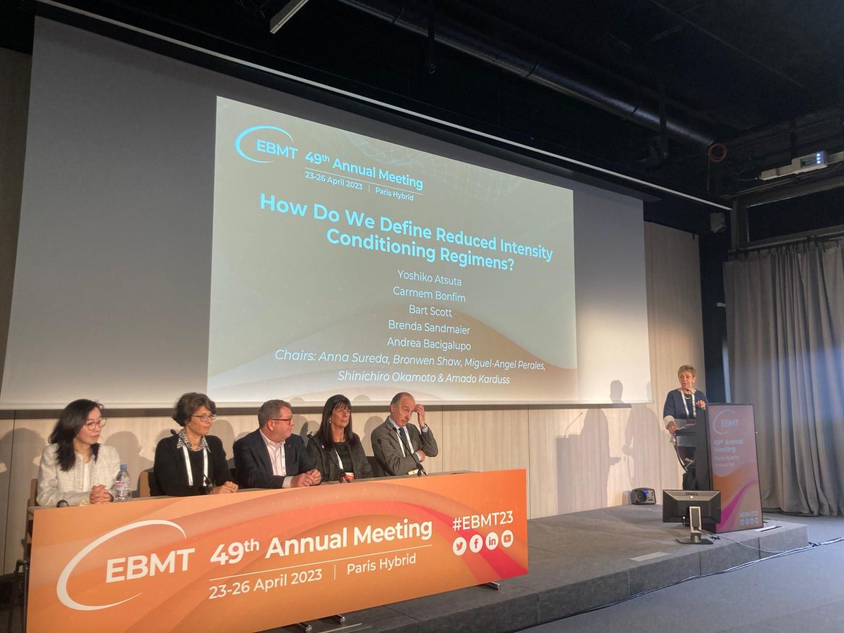 TheEBMT's tweet photo. 👀 Make sure you follow the joint session #EBMT-ASTCT-CIBMTR-APBMT-LABMT: 'How Do We Define Reduced Intensity Conditioning Regimens?' in person at #EBMT23 🇫🇷 or in the Virtual Platform💻 https://t.co/xifPg5L7m9