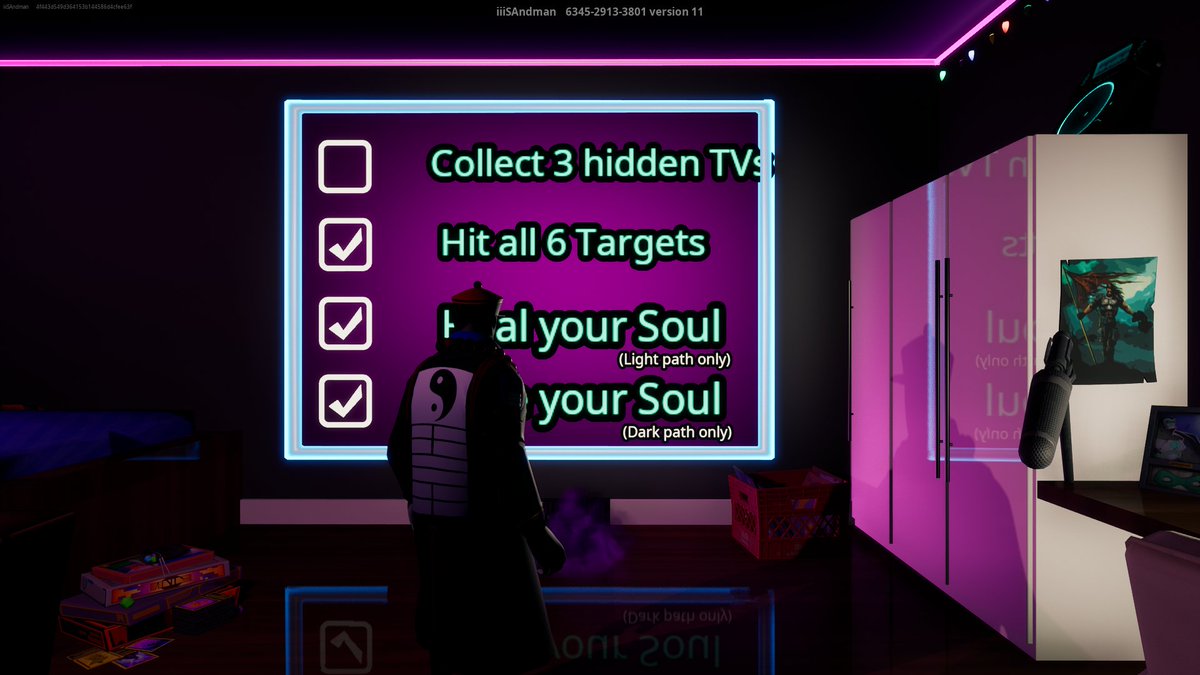 iiiSAndman's tweet photo. So who's completed all the challenges on Search For Self?
Try it now: 6345-2913-3801
#FortniteCreative #CreatedInFortnite #UEFN #Playwave #WILLOW https://t.co/GHkGQVQt8b