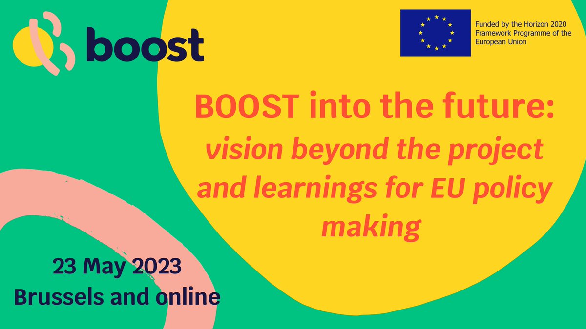 BOOST_MHealth's tweet photo. 3⃣Let's talk about @BOOST_MHealth vision beyond the project! Third is a panel on lessons learned for EU policymaking + potential next steps for the #BOOSTApproach & integration and promotion of #SEL in school programs.🔝
👉Join us in BXL or online!
🎟️https://t.co/ovoc9tHQzB https://t.co/0IpRJ9KXM7