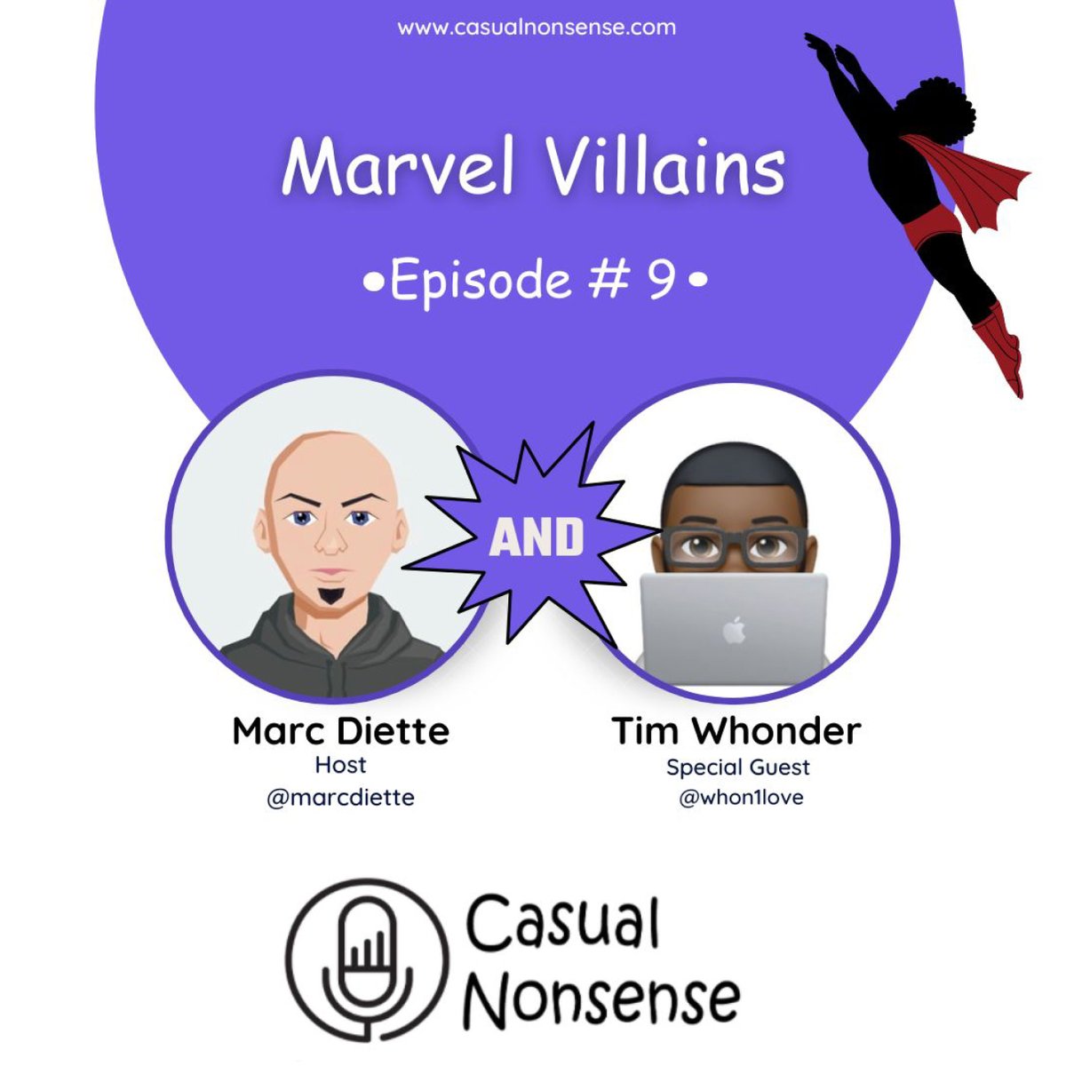 New Episode out today - player.captivate.fm/episode/fff8cd…

<a href="/marcdiette/">Marc Diette</a> #staycasual #MarvelStudios #casualnonsense