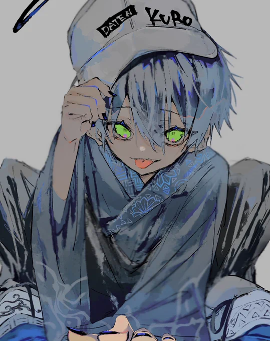 「似合う〜?」 #illustration #イラスト
