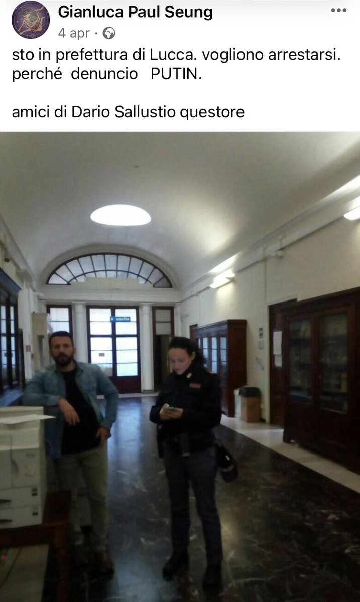 matt7gh's tweet photo. DISSONANZA BOMBETTA 2
Secondo lo sragionamento di questo #troll siccome l'assassino della povera #Capovani era contro #Putin di conseguenza tutti quelli contro il presidente russo sarebbero dei pericolosi possibili violenti. https://t.co/1QNK3oxf15