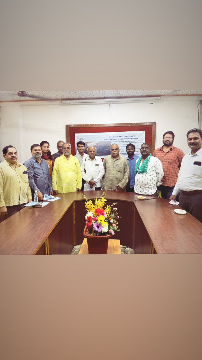 Nagar Nadi Hyderabad Report Release took place on 24.04.2023 at Sundaraiyya Vignana Kendram, Hyderabad.