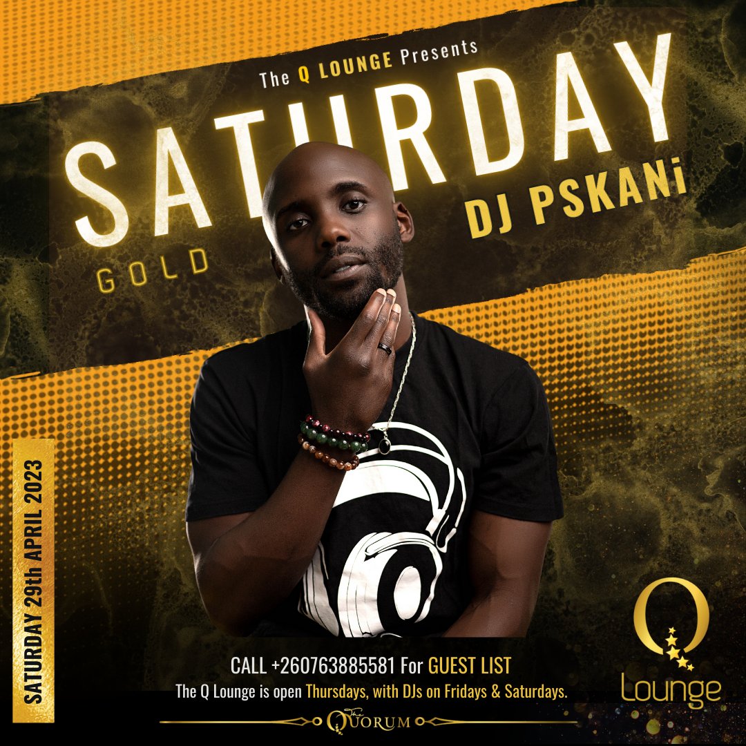 QuorumZambia's tweet photo. Long weekend loading... Work hard, Play hard at #TheQuorum #QLounge where a #VIP experience awaits you🔥 
Thursday with @hussiendeejay  
Friday with DJ MAK
Saturday with @PhaskaniM 
+260763885581 || reservations@thequorumzm.com 
*Not suitable for Under 18s* https://t.co/nRXStgytRV