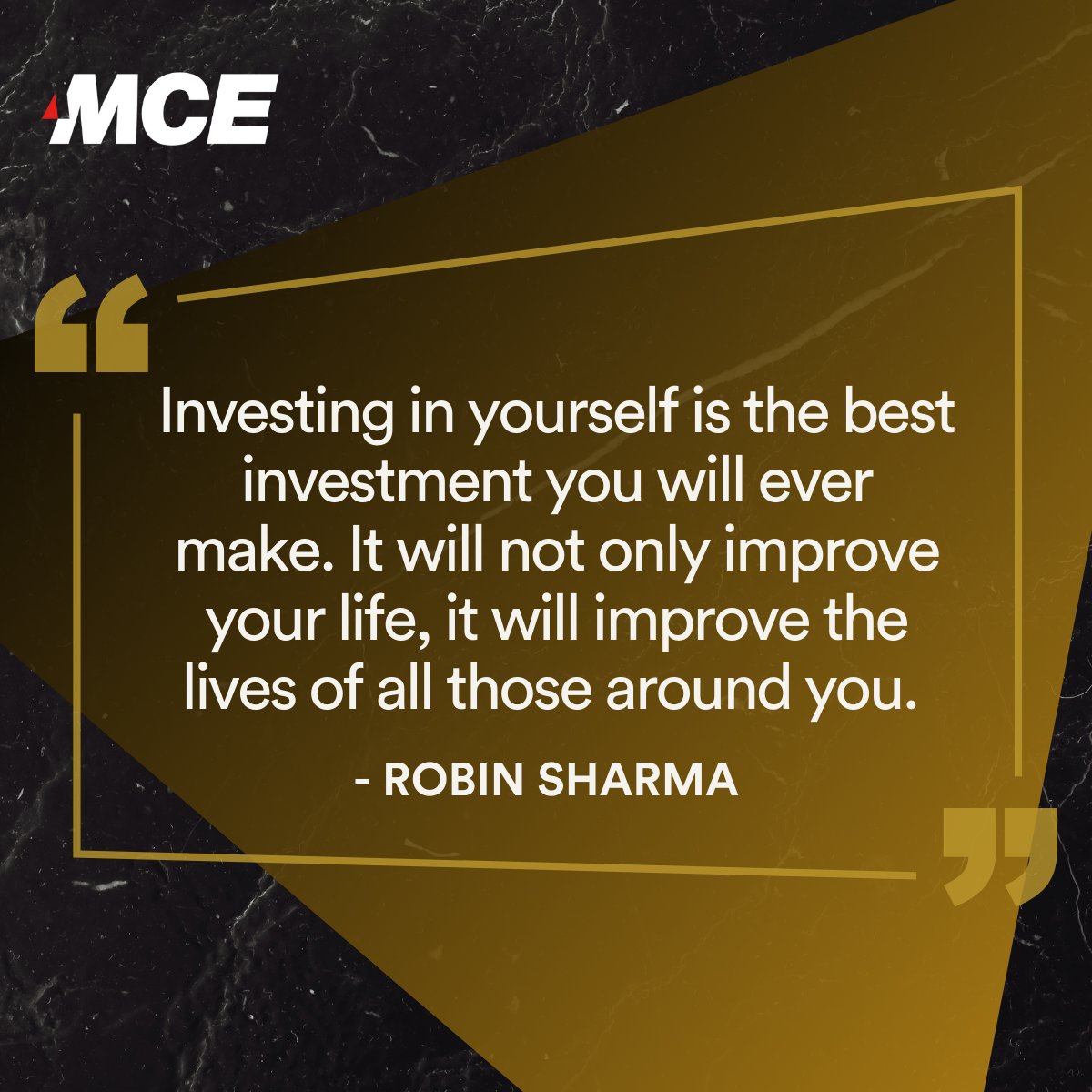 MCE_EMEA's tweet photo. Investing in yourself is the best investment you'll ever make. 
Visit our website to learn more https://t.co/tIx3kOA7Xk

  #MCE#PersonalDevelopment https://t.co/i4ZNVpNZkb