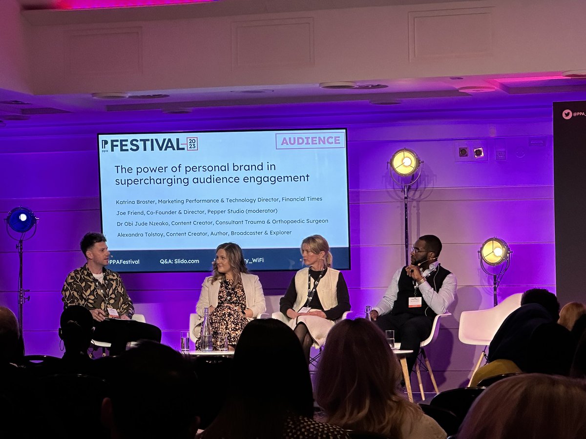 The power of #PersonalBranding ✨ at #PPAFestival <a href="/PPA_Live/">PPA</a>