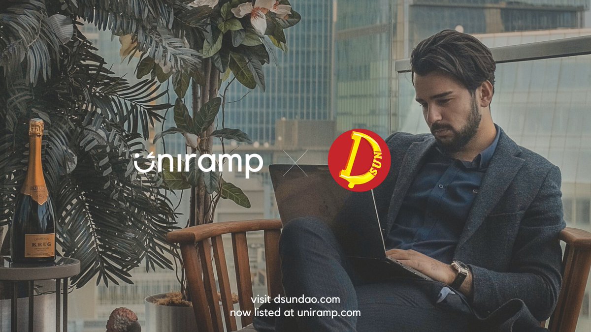 DSUN Token <a href="/DsunDAO/">DsunDAO</a> is now listed at Uniramp!

Dsun Token (DSUN) is a decentralized and sustainable deflation token issued on the BSC chain. You can now buy $DSUN fast and easily with Uniramp. 🥳

Link - uniramp.cc/beta