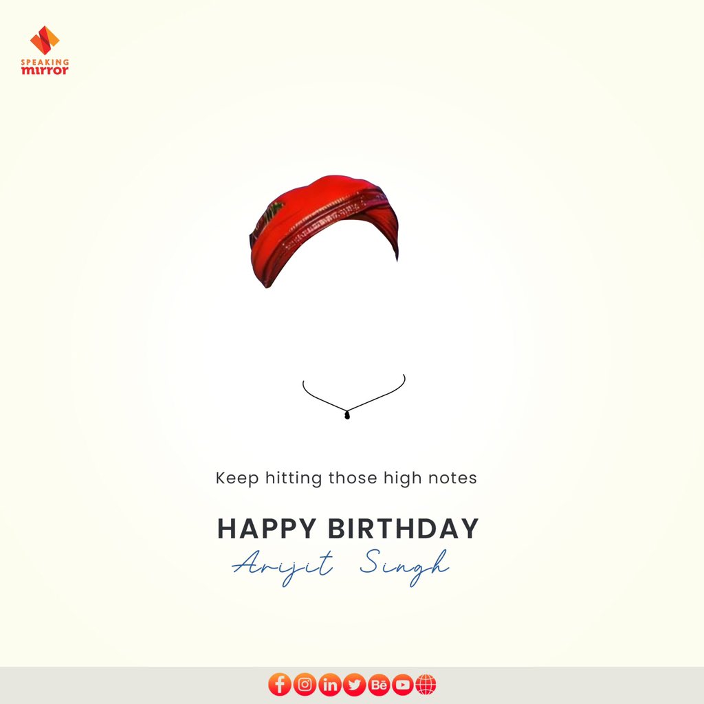 speaking_mirror's tweet photo. Happy birthday to the musical genius who can make us groove, laugh and cry through the power of his voice🎤🎶✨

#SpeakingMirror #SpeakingMirrorKolkata #Agency #AgencyLife #ArijitSingh #ArijitSinghLove #ArijitSinghLive #HappyBirthDay https://t.co/OpGLPUlmMk
