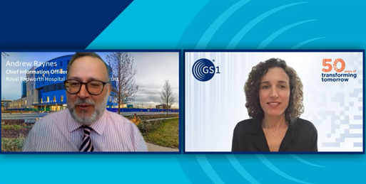 Making a difference in  #GS1Healthcare, our Healthcare VP <a href="/GLissaldeBonnet/">Géraldine Lissalde-Bonnet</a>, on a new Healthcare strategy  priorities accompanied by a powerful testimonial from one of our valuable Healthcare champions  Andrew Raynes from Royal Papworth Hospital, NHS #GS1UK #GS1StandardsWeek2023
