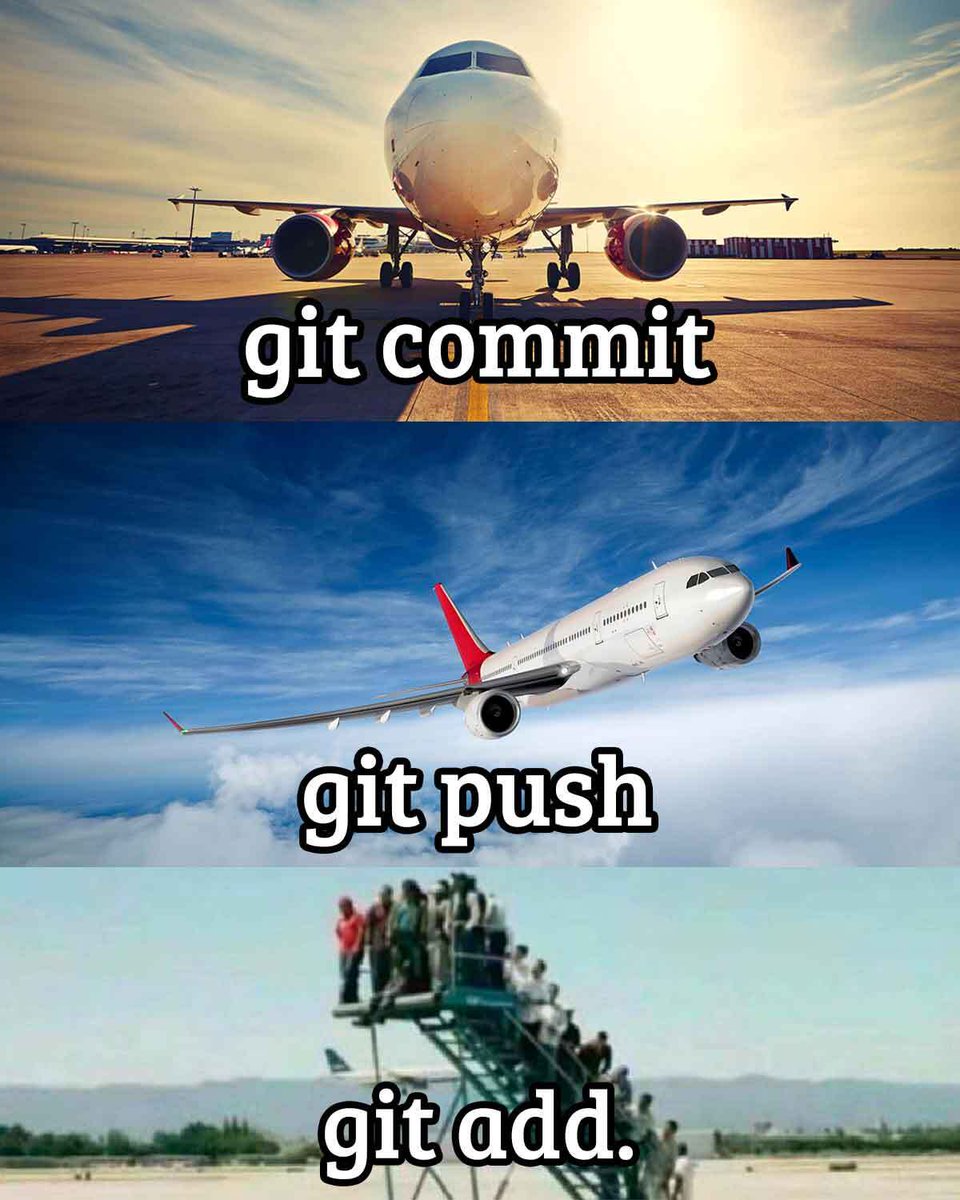 microdeft's tweet photo. OH SHIT 😬
#git #commit #microdeft #technology #developers #gitpush #gitadd https://t.co/FI5pNqG6aA
