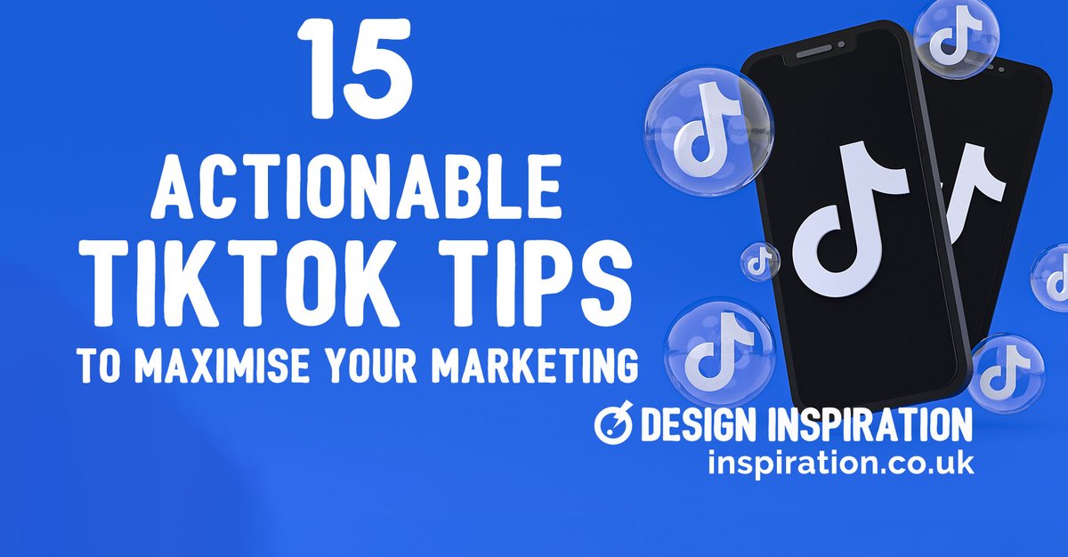 15 Actionable TikTok Tips to Maximise Your Marketing inspiration.co.uk/15-actionable-… #TikTok #SocialMediaMarketing