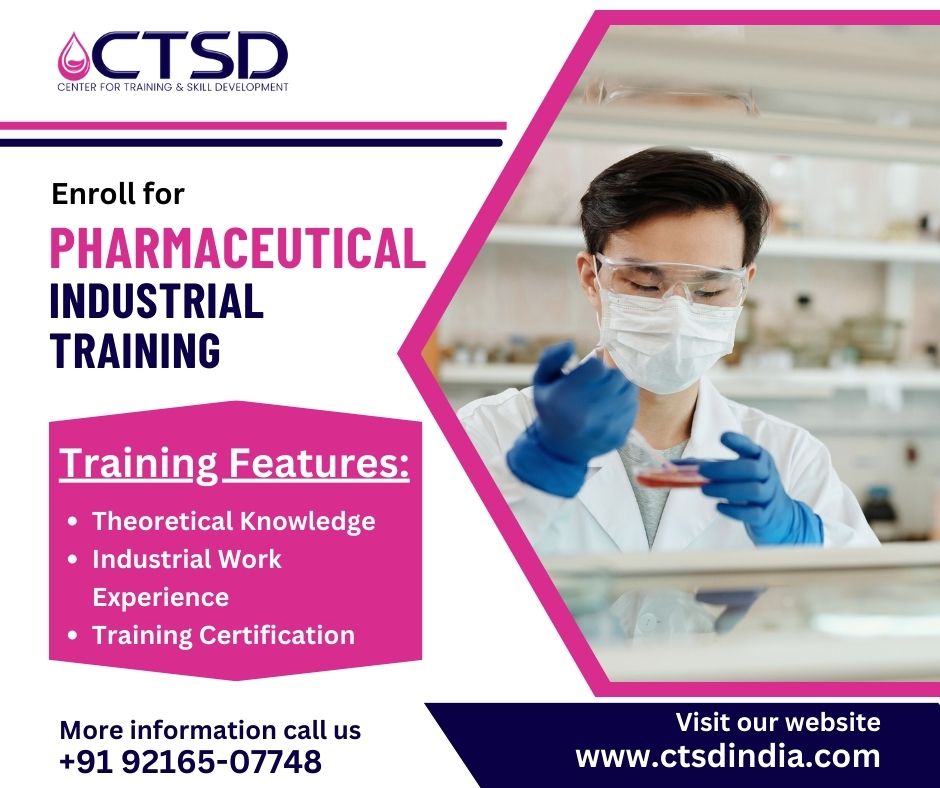 ctsd_india's tweet photo. Join us to gain knowledge of the pharmaceutical sector and start a lucrative career. At CTSD, you may learn all the specifics of being a professional pharmacist.
Get in touch with us for details.
#pharmajobstraining #centerfortrainingandskilldevelopment #CTSD #pharmacytraining https://t.co/iYEA7jBmPY