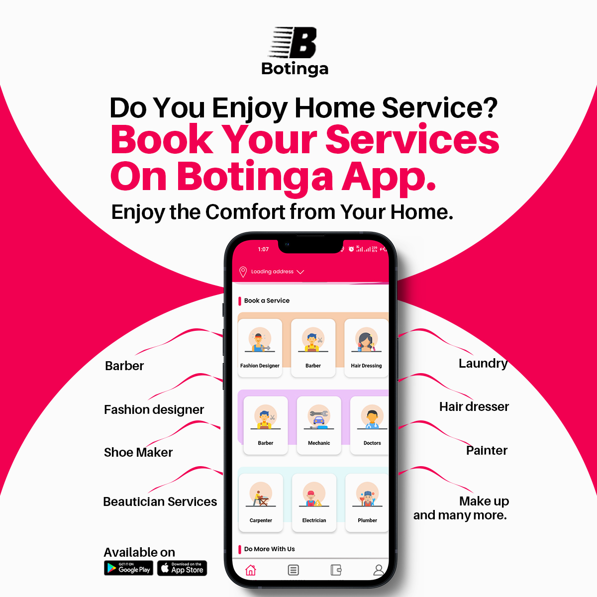 mybotinga's tweet image. Ibadan! Are you ready for this great enjoyment? 
Order Botinga Ride and other services like Barber, Fashion designer, Make-up Artist, Dry cleaner, Painter, Hairdresser and many more on Botinga App. #connectibadan #ibadancity #ibadanbusiness #ibadanpeople