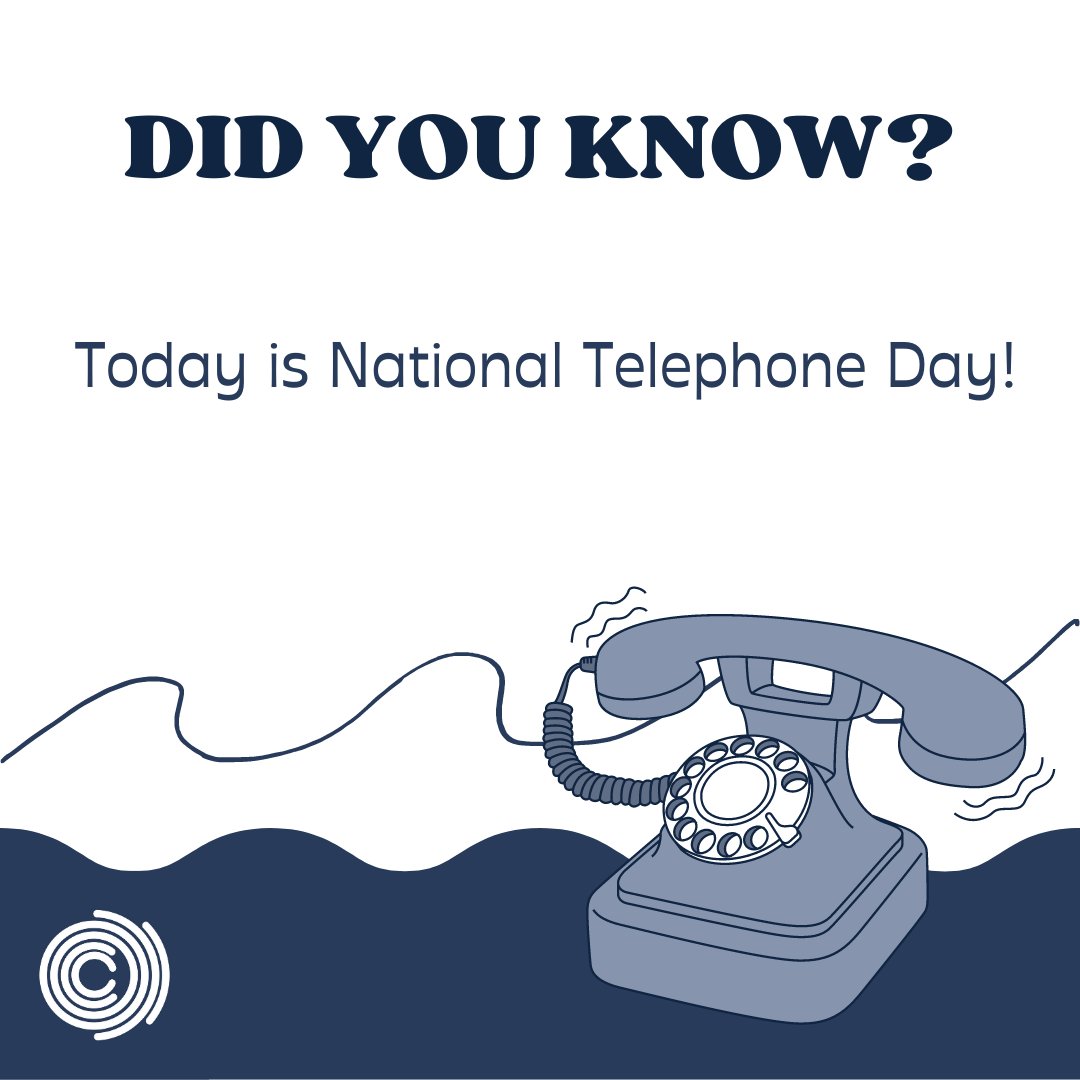 CoreTelecomLim's tweet image. Core Telecom is proud to celebrate National Telephone Day! 📞
In 1876, Alexander Graham Bell made the first successful telephone call. ☎