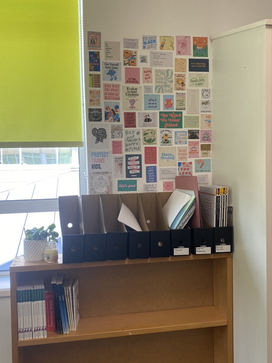My motivational wall is going down a treat with my students, they love coming in at break time and reading the positive affirmations on the wall 🥰
<a href="/UWPGSEC/">University of Worcester - PGCE Secondary course</a>