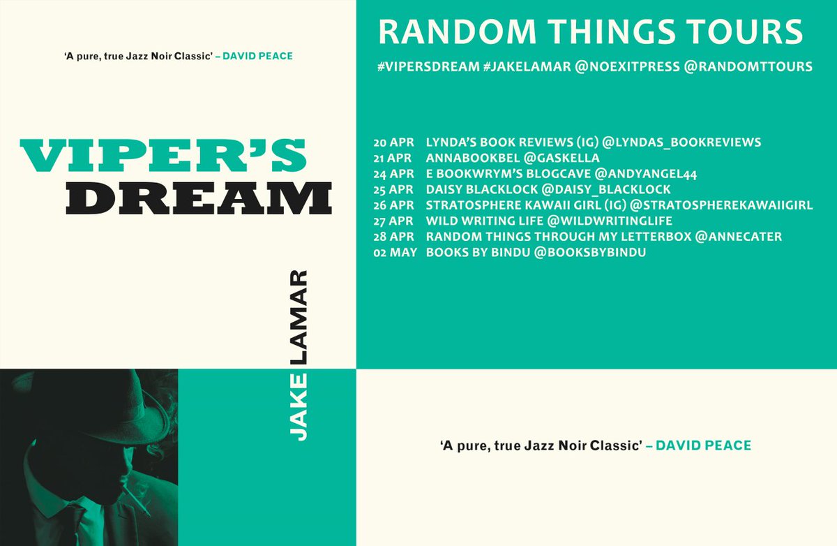 andyangel44's tweet photo. Today #TheBlogCave reviews #JakeLamar's #VipersDream from @noexitpress for @annecater's @RandomTTours

https://t.co/ptlpauJriW https://t.co/zEt7U2sDjs