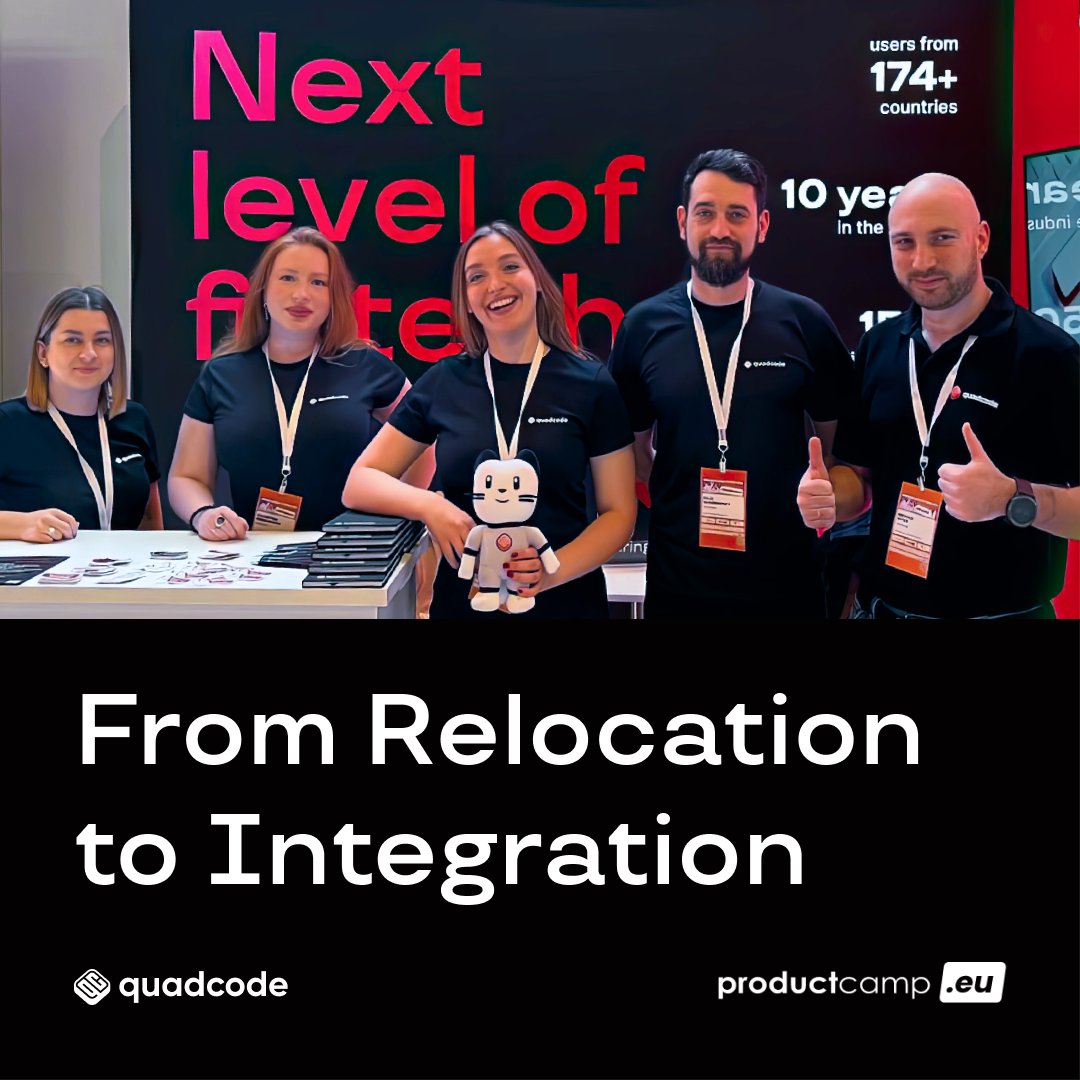 Quadcode_Career's tweet image. We’re thrilled to share that we were C-suite partners of ProductCamp Cyprus ⭐️

Michael Gitsis discussed how we relocated over 500 people and overcame such a challenge. 

We met dozens of fascinating people and even hosted a giveaway ⬇️

#quadcode #quadcode_team #quadcode_career