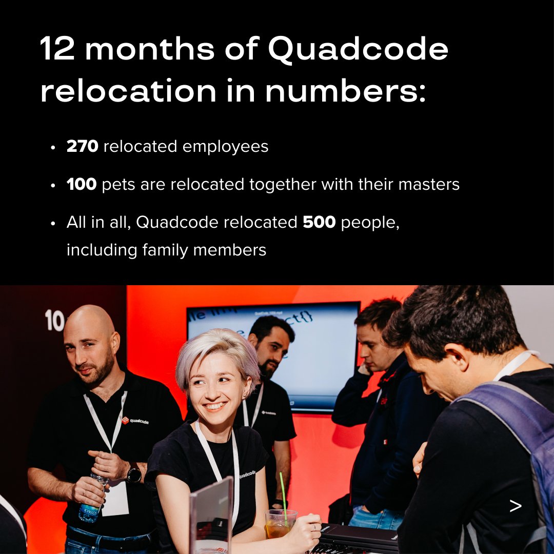 Quadcode_Career's tweet image. We’re thrilled to share that we were C-suite partners of ProductCamp Cyprus ⭐️

Michael Gitsis discussed how we relocated over 500 people and overcame such a challenge. 

We met dozens of fascinating people and even hosted a giveaway ⬇️

#quadcode #quadcode_team #quadcode_career