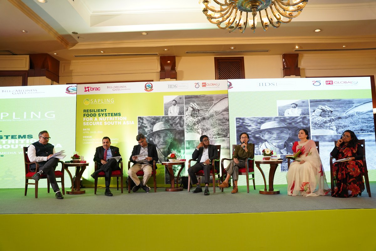 SAPLING_SA's tweet photo. ‘Steering knowledge collaborations and learning from each other’.

The esteemed panel unravels how knowledge and best practices can be shared across the South-Asian agri-food system landscape to alleviate malnutrition regionally.

#KathmanduDialogue https://t.co/ui121K9oCi