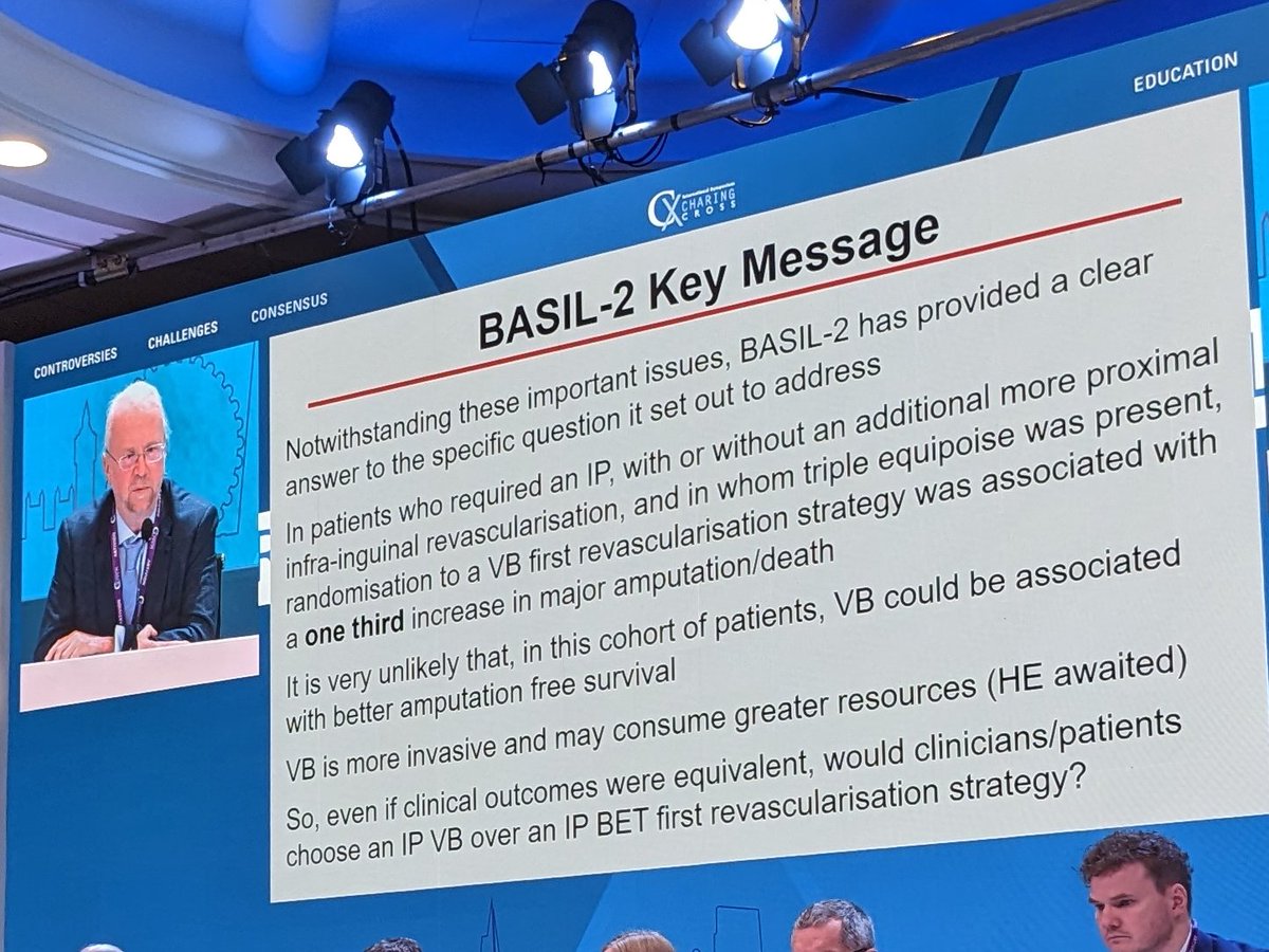 @CXSymposium Andrew Bradbury delivers much-anticipated BASIL-2 data.
