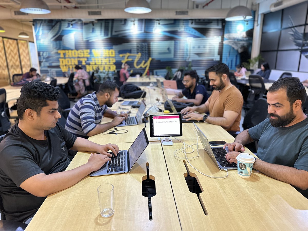 sauggy's tweet photo. ๐ Teamwork makes the dream work! Hustling together for our epic #ProductHunt launch! ๐ช
Check it out here: https://t.co/7gc0Ya8JZ5
#StartupLife #InnovationInAction #DreamTeam #humalect https://t.co/CEIKqCPmfP