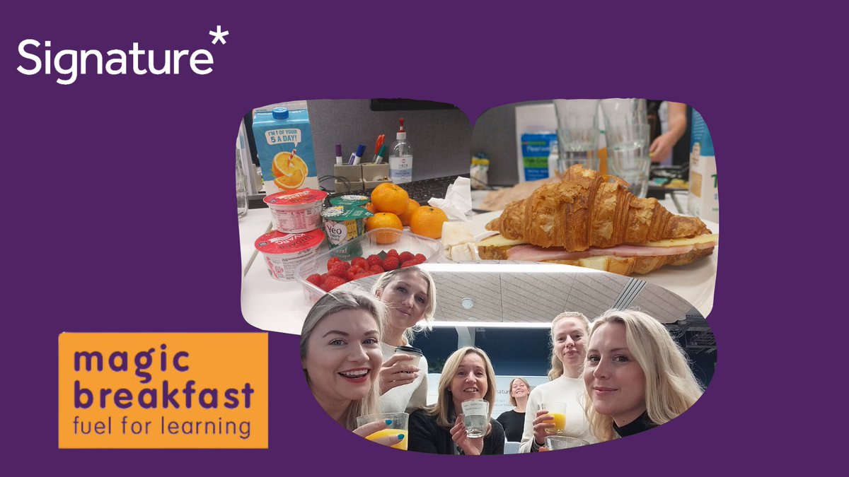 Today, we hosted our own fundraising brekkie for @magic_breakfast to support children across the UK. Just a £3 donation can buy a breakfast for two weeks! #greatbigbreakfast #nochildgoeshungry #breakfastfundraiser
