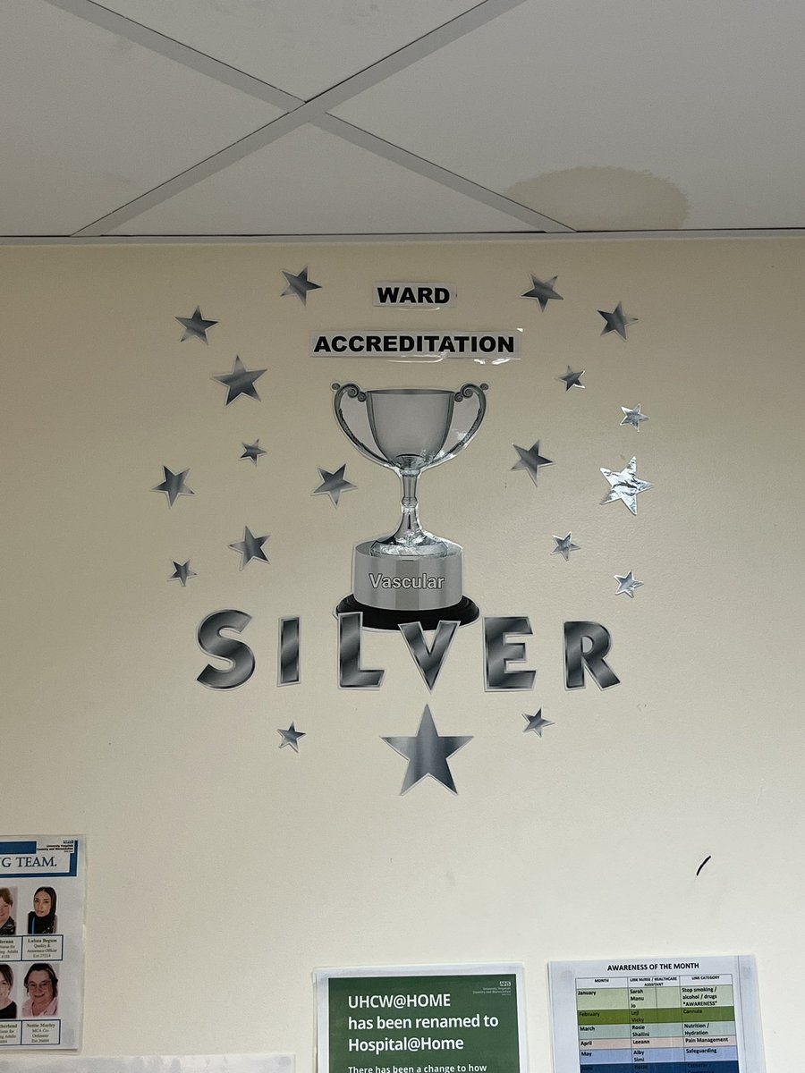 Celebrating our ward accreditation successes on ward 22 vascular with a new display and cake! #proud <a href="/nhsuhcw/">UHCW NHS Trust</a> <a href="/SurgeryUhcw/">UHCW_Surgery</a> <a href="/clarebaker06/">Clare Baker</a> <a href="/jo_keech/">Jo Keech</a> <a href="/MairaideV/">Mairaide Varney</a>
