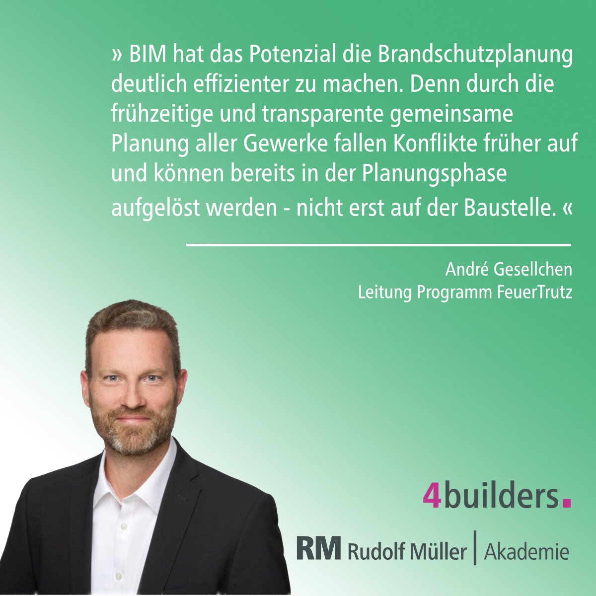 4builders. (@4builders_net) on Twitter photo 📷📷📷 Haben Sie sich schon einmal gefragt, wie Building Information Modeling (#BIM) die Brandschutzplanung positiv beeinflussen kann? 📷
Mehr Informationen finden Sie unter: 4builders.net/.../lehrgang-b…
#Sicherheit #Bauwesen #Innovation #Brandschutz <a href="/Feuertrutz/">FeuerTrutz</a> @hhpberlinnews 📷📷📷 Haben Sie sich schon einmal gefragt, wie Building Information Modeling (#BIM) die Brandschutzplanung positiv beeinflussen kann? 📷
Mehr Informationen finden Sie unter: 4builders.net/.../lehrgang-b…
#Sicherheit #Bauwesen #Innovation #Brandschutz <a href="/Feuertrutz/">FeuerTrutz</a> @hhpberlinnews