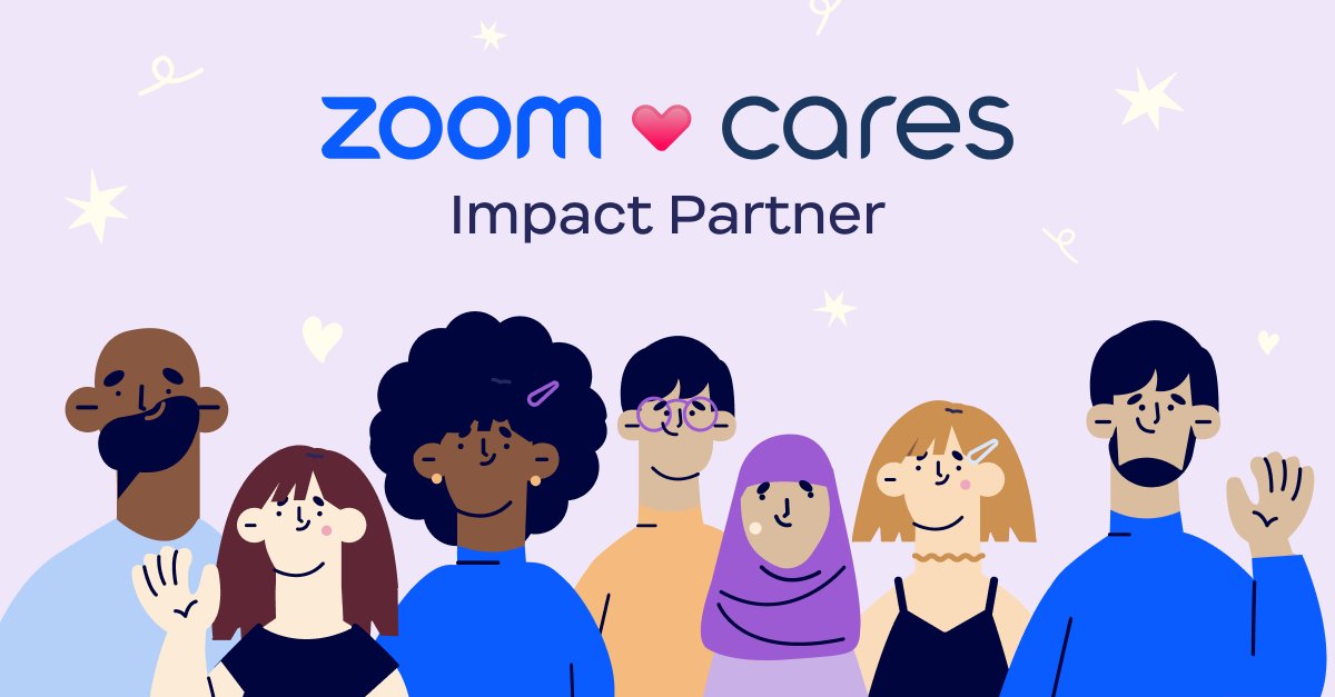 We’re proud to be a @Zoom Cares Impact Partner! 🎉 Check out how we make positive change in our community in the 2022 Zoom Cares Social Impact Report. 💙 explore.zoom.us/en/zoom-cares-…