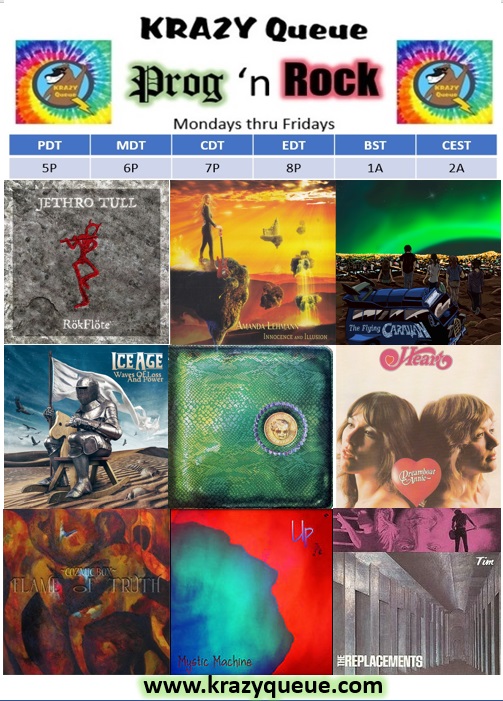 Playing Upstream to Manonash on <a href="/KrazyQueue/">The KRAZY Queue</a> 
#theflyingcaravanalbum #ijustwannabreakeven #theflyingcaravan #progressiverock #classicrock