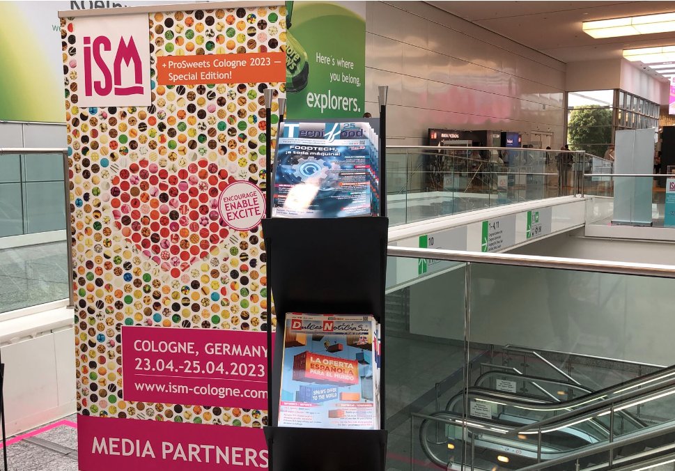 lsoSWEETPRESS's tweet image. Nuestras cabeceras @DulcesNoticias y @Tecnifood, en todos los eventos del sector. Ahora en #ISM y #PROSWEETS. Nuestros clientes viajan con nosotros a  todas las ferias.