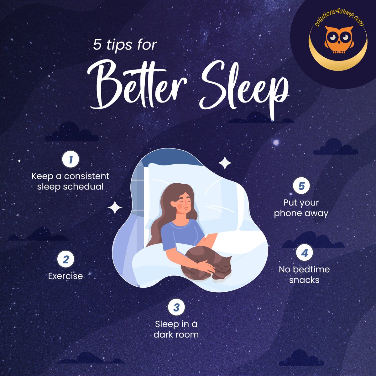 Solutions4Sleep's tweet photo. Get the rest you deserve with these 5 tips for better sleep! From sticking to a sleep schedule to creating a bedtime routine, these simple tips can make a big difference in your quality of sleep.
#TipsforSleep #Solutions4Sleep #Sleep #SleepWell #SleepHealth https://t.co/IXodrPpNFw