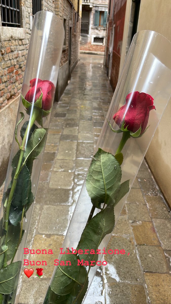 Viva #Venezia, viva #SanMarco, viva l’#Italia libera dal #fascismo. ❤️🌹