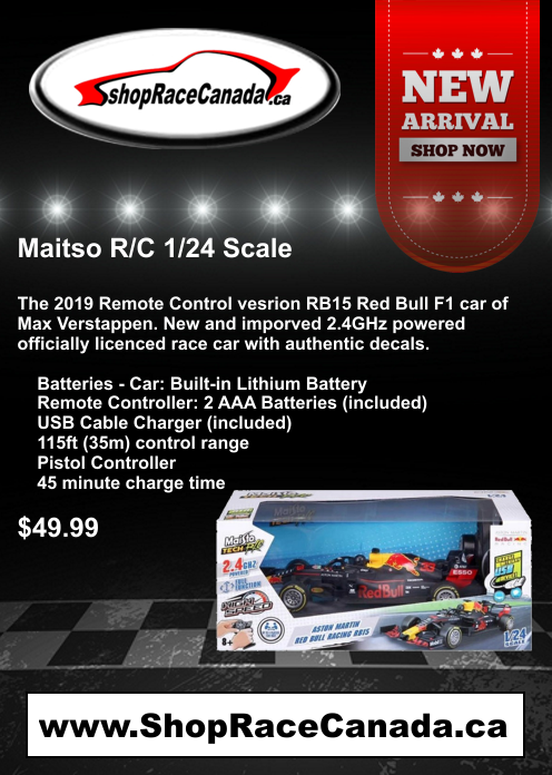 ShopRaceCanada's tweet photo. 🚨 New Arrivals 🚨

Remote Control 1/24 Scale Formula 1

2019 Charles Leclerc Ferrari SF90
2019 Max Verstappen Red Bull RB15
2021 Lewis Hamilton Mercedes W12

$49.99ea plus tax &amp; shipping. Free shipping to Canada &amp; USA on orders over $150 Cdn

Shop Now -> https://t.co/oepsVtsOH6 https://t.co/JmnqdLTh9p